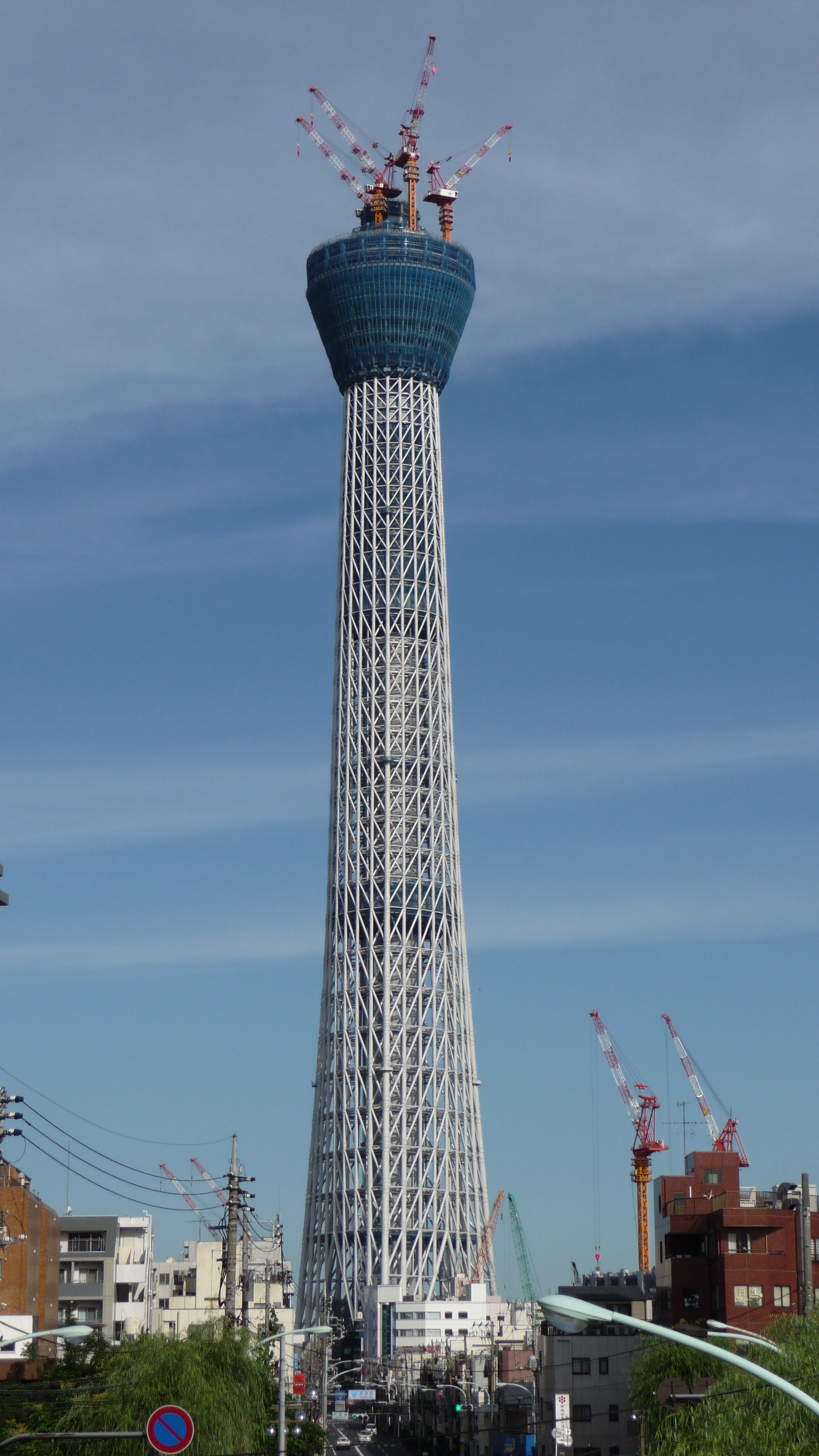 Tower under construction
